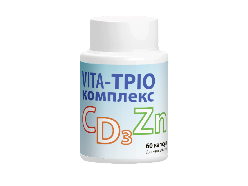 Комплекс с цинком и витаминами Д3 и С под СТМ для аптечной сети 60 капсул