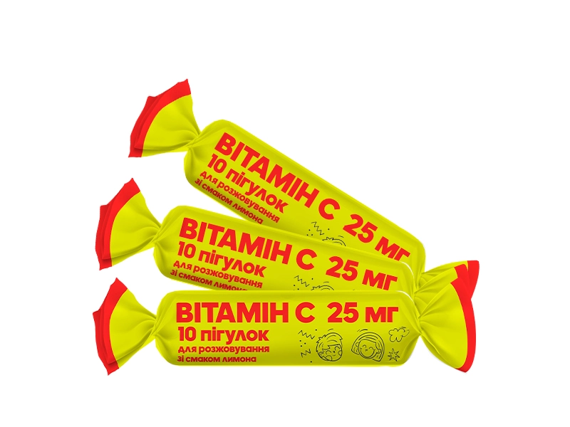 Вітамін С для дітей 25 мг, таблетки, №10 img-1