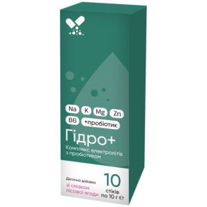 Упаковка Електроліти Гідро+ зі смаком лісової ягоди №10
